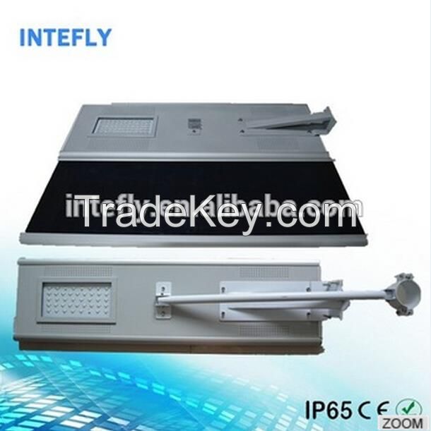 Hot selling all in one solar street light with mobile APP via bluetooth from Intefly shenzhen China