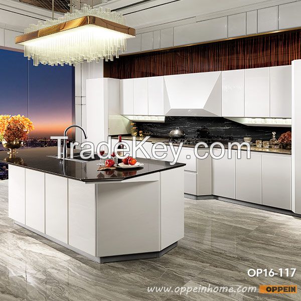 Modern Design High Gloss Lacquer Wooden Kitchen Cabinet