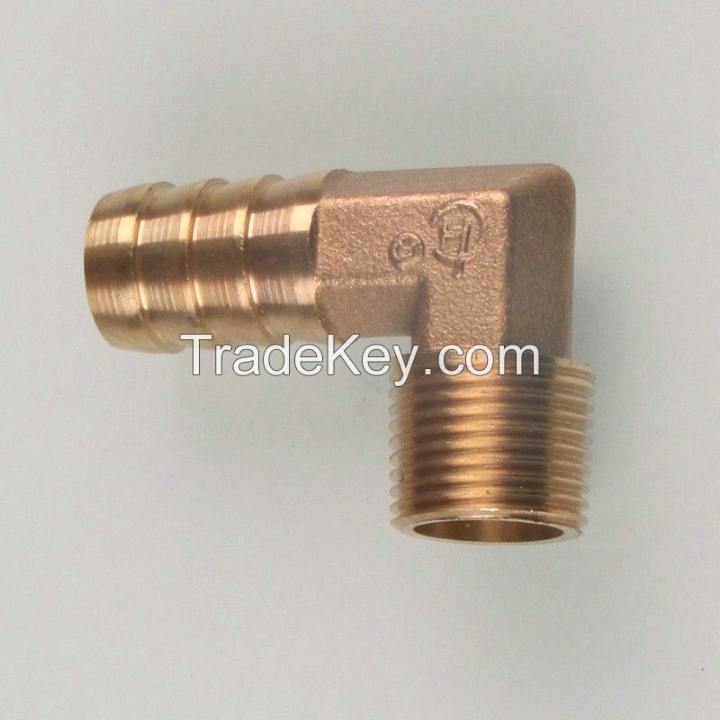 Ã¢ï¿½ï¿½Brass Hose Elbow 90 Degree Fitting Barb Union