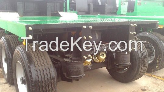 Air Suspension Flat Bed Semi Trailer