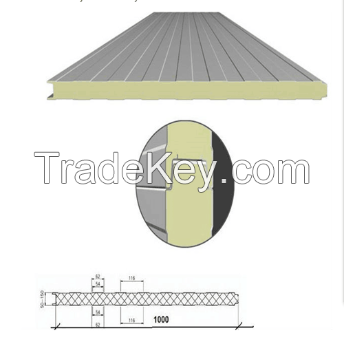 Rock Wool Sandwich Panel for Wall with ISO9001