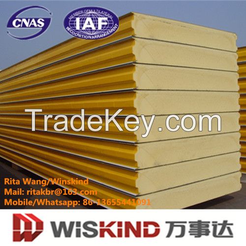 Polyurethane PU Cold Storage Sandwich Panel