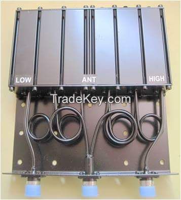 Base Station Repeater Duplexer High Power 50W 6 cavity Duplexer for Mobile Radio FM Transceive