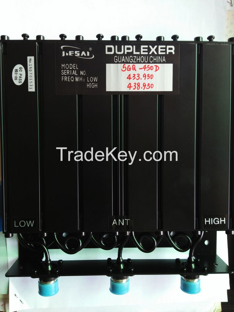 380~520MHz UHF 50Watts SGQ-450D Duplexer for radio Repeater UHF Duplexer