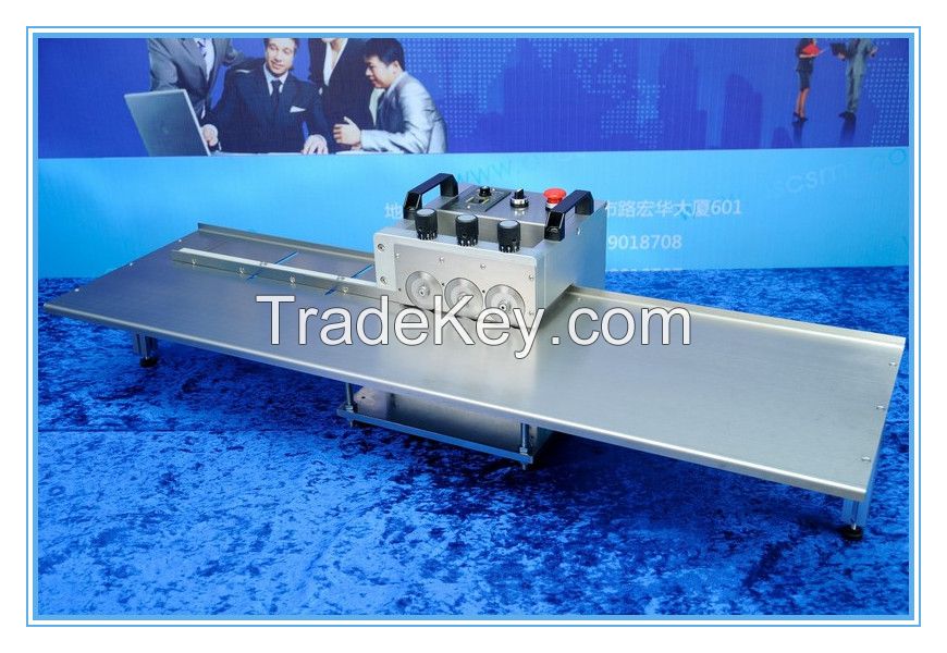 V-groove aluminum pcb board cutting machine, aluminum led pcb cutter 