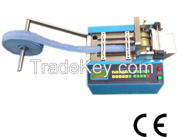 Automatic Webbing Tape/Velcro/Elastic/Ribbon Cutting Machine