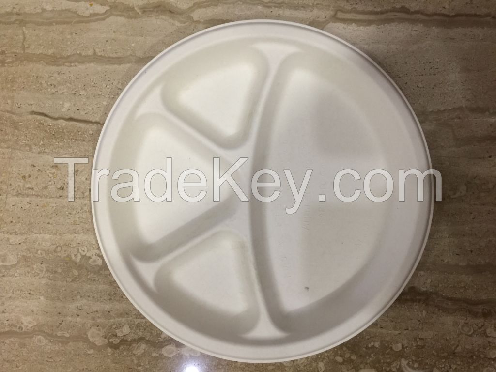 12 " 4CP ROUND PULP PLATES