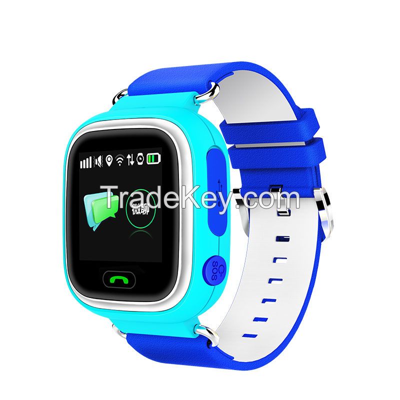 Q523 kids GPS tracking smart watch for IOS and Android smart phone