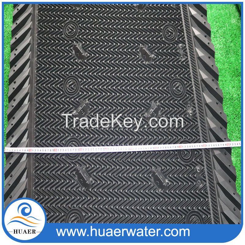 Black PVC Honeycomb Cooling Tower fill for cooling water