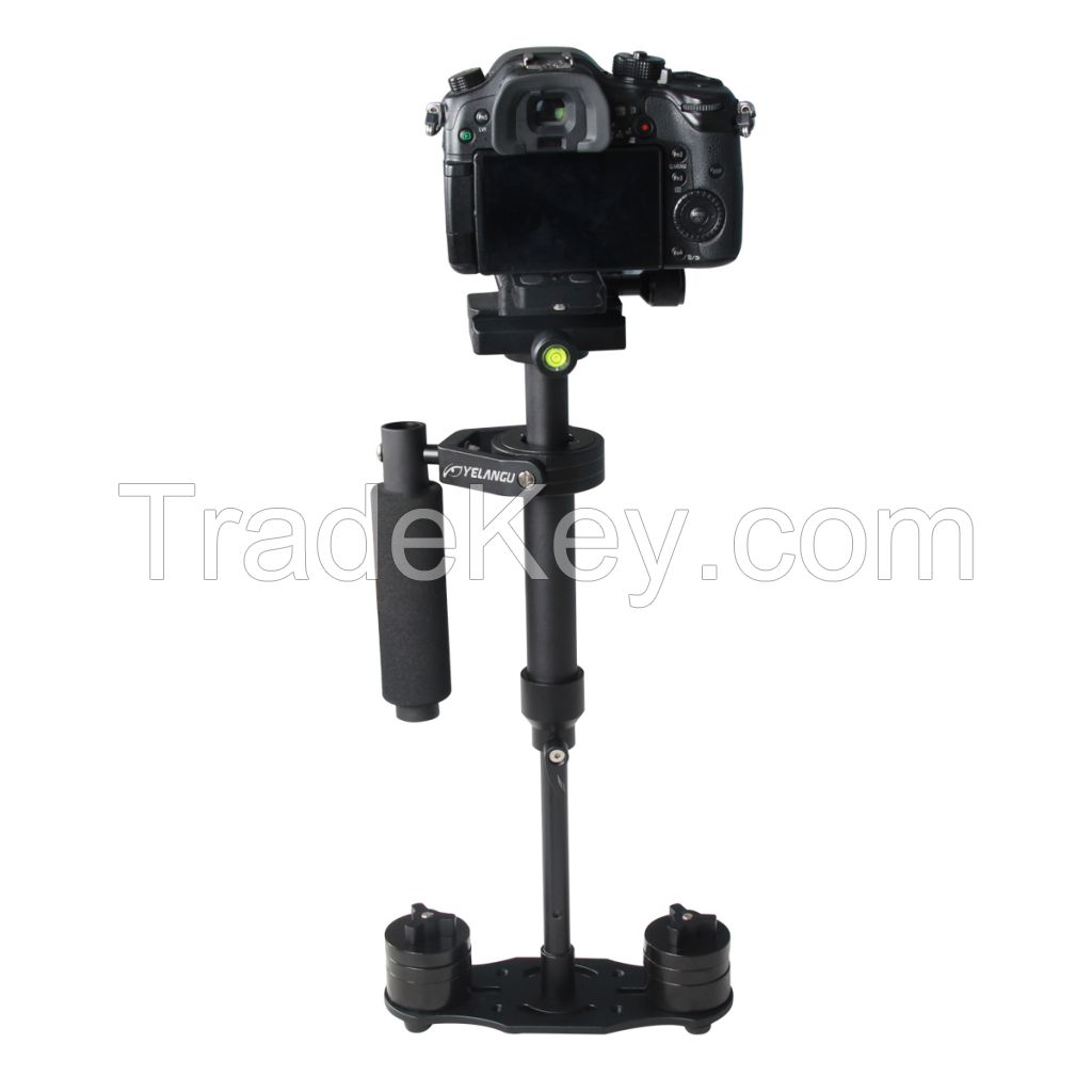 YELANGU Black Max 40cm Camera Mount Steadicam Stabilizer For DSLR Camcorders