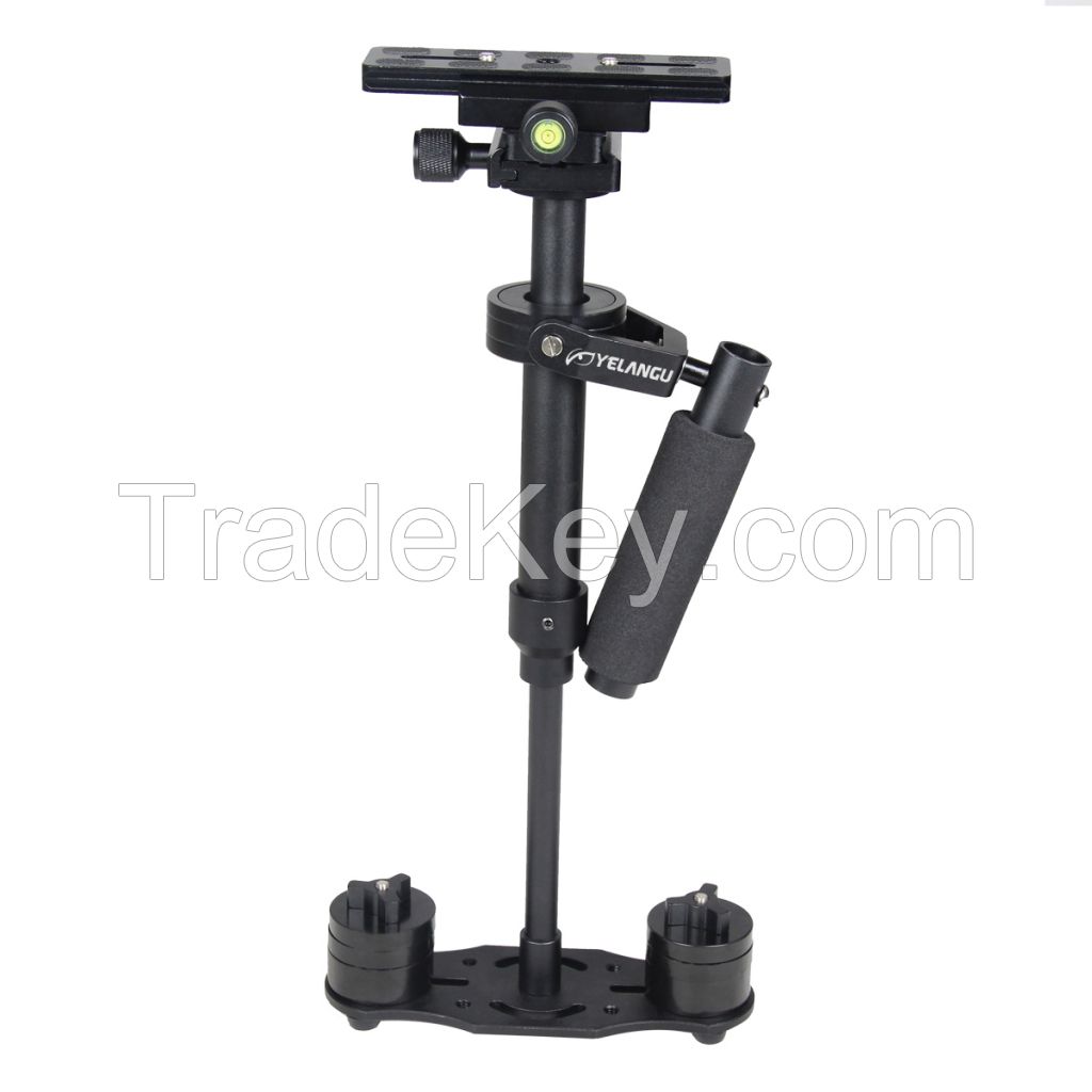 YELANGU Black Max 40cm Camera Mount Steadicam Stabilizer For DSLR Camcorders