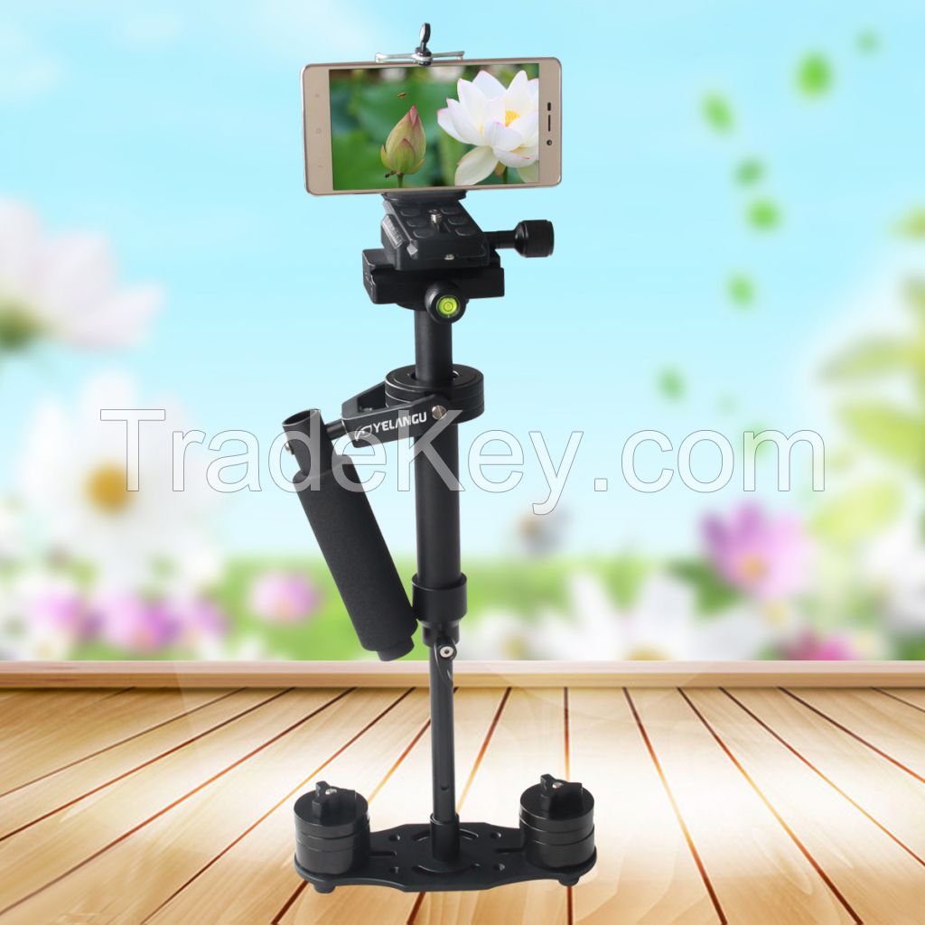 YELANGU Black Max 40cm Camera Mount Steadicam Stabilizer For DSLR Camcorders