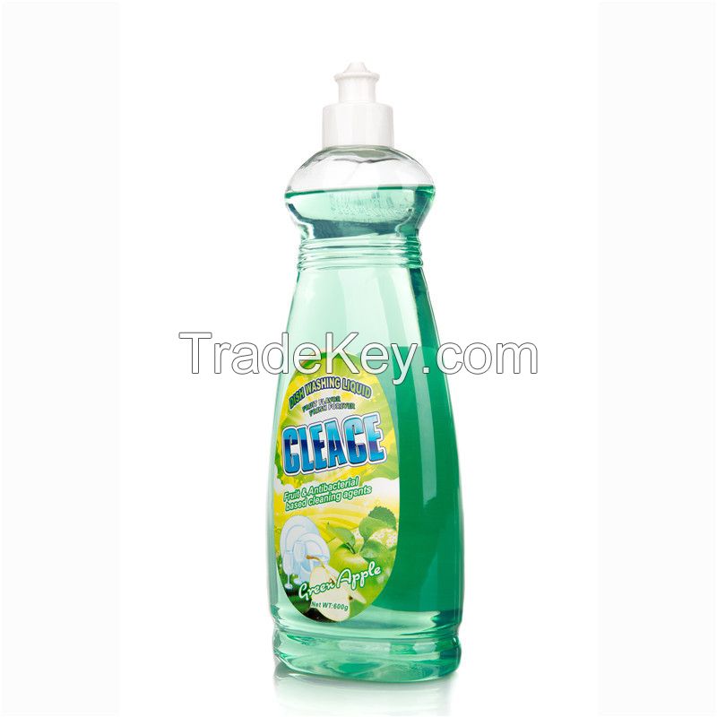 Dish washing liquid green apple 600g CLEACE