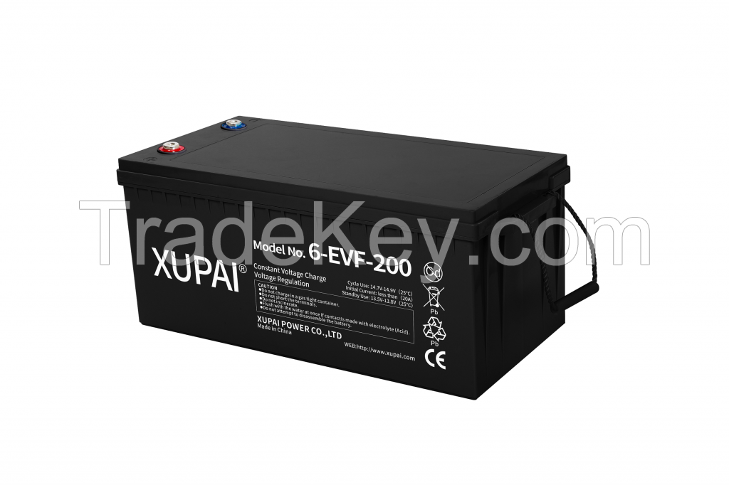 Hot-sale Xupai lead acid Battery for Lawn Mower Golf carts 6-evf-200