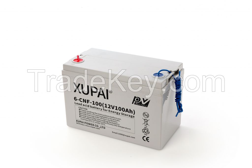 12V 100A gel battery energy solar battery