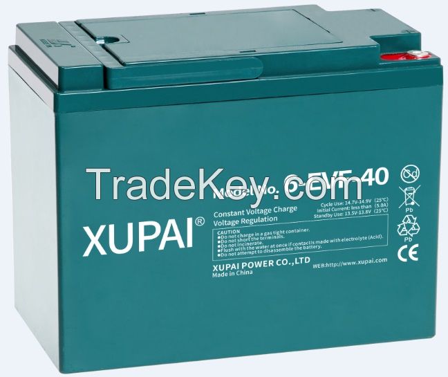 6-Evf-40 Sealed VRLA 12V40ah Battery with High Safe Energy