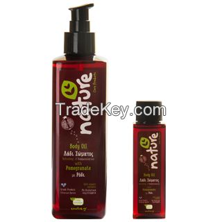 Natural Dry Body Oil With Pomegranate Organic Extracts (nature Care Products From Greece)