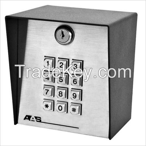 AAS 19-100W ADVANTAGE DKW METAL KEYPAD - POST MOUNT 300 MHZ