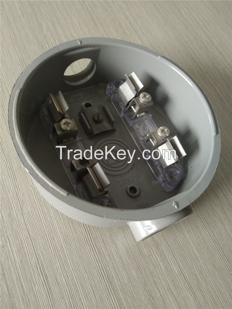 Round meter socket meter base