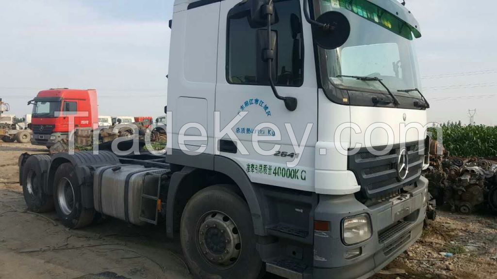 Used Mercedes Benz Tractor Head/Dump truck/Cargo truck/concrete mixer truck for sale