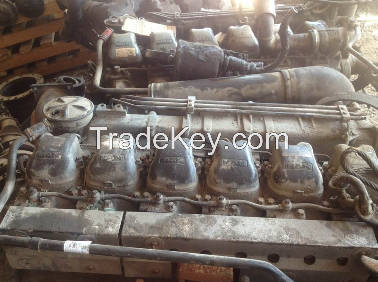 Used MAN truck diesel engine