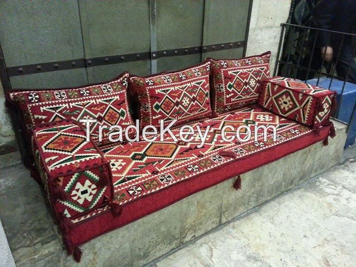 Phrygia Oriental Seating - Majlis, Floor seating, Jalsa , Moroccan seating for Home and Hookah Lounge