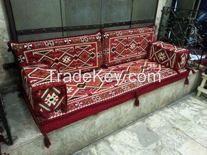 Phrygia Oriental Seating - Majlis, Floor seating, Jalsa , Moroccan seating for Home and Hookah Lounge