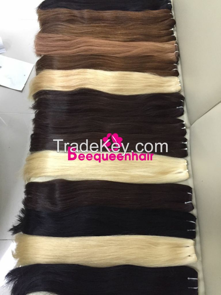 Beequeenhair MACHINE WEFT HAIR extensions 22 INCHES