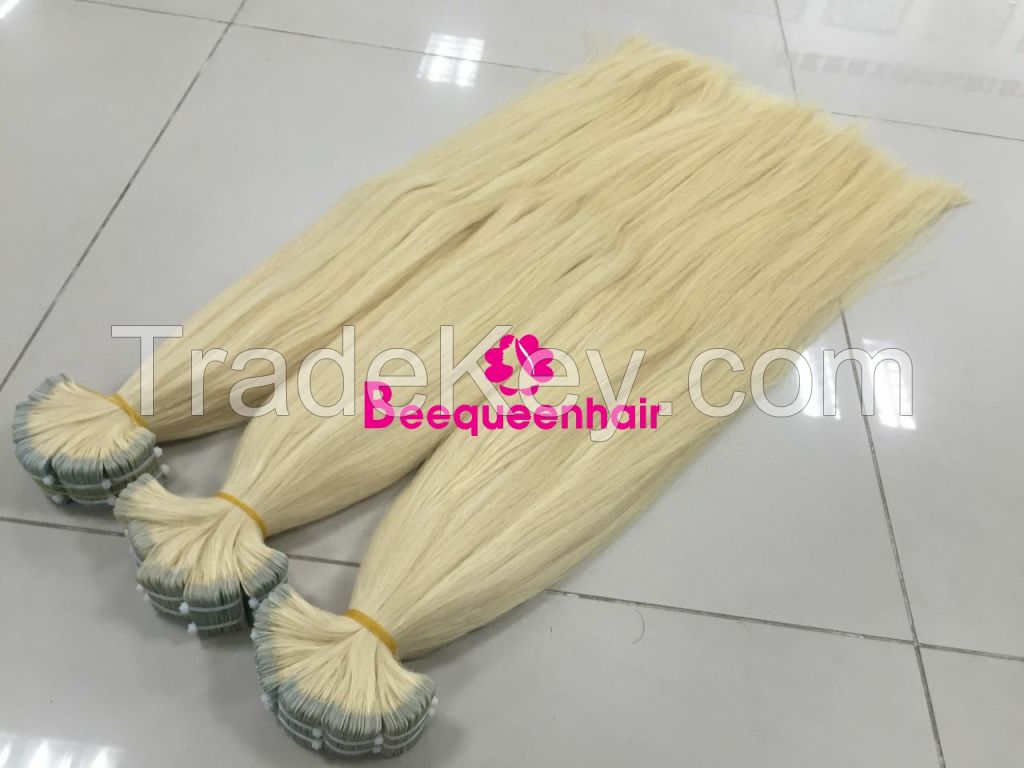 Beequeenhair tape in human hair extensions 26 INCHES