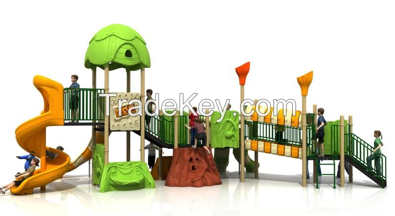 WD-SL117 Outdoor Playground Equipment Original Ecological Forest Series