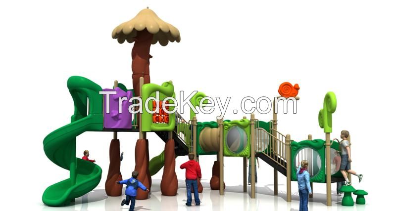 Popular Spiral Slide Outdoor Playground Equipment WD-MG106