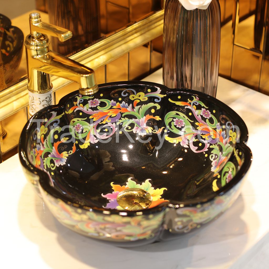 Wholesale small ceramic wash hand basin