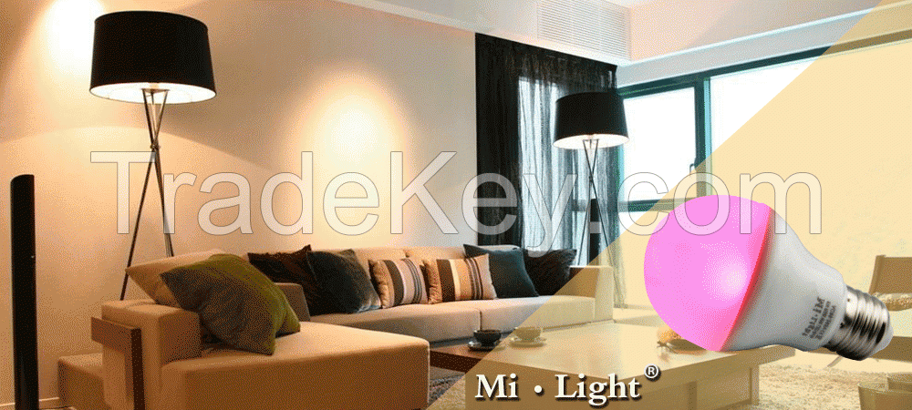 16 millions colors to choose RGBW color dimmable smart led bulb 6w factory price
