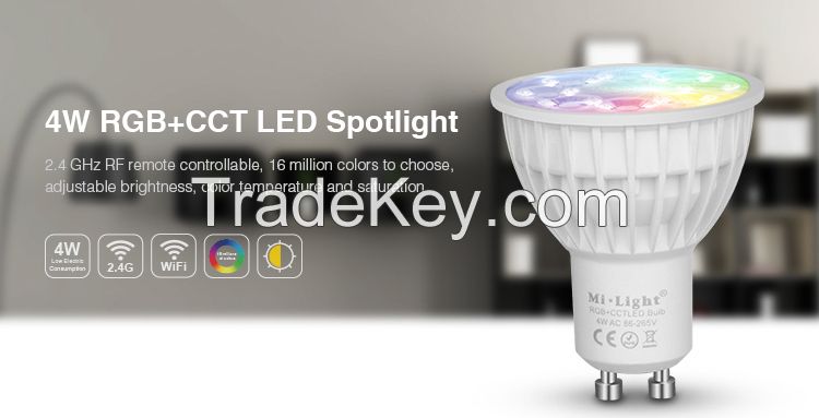 2016 The Latest Design RGBW LED Spotlighting led spotlight 4w Reflector remote controlable led light bulb