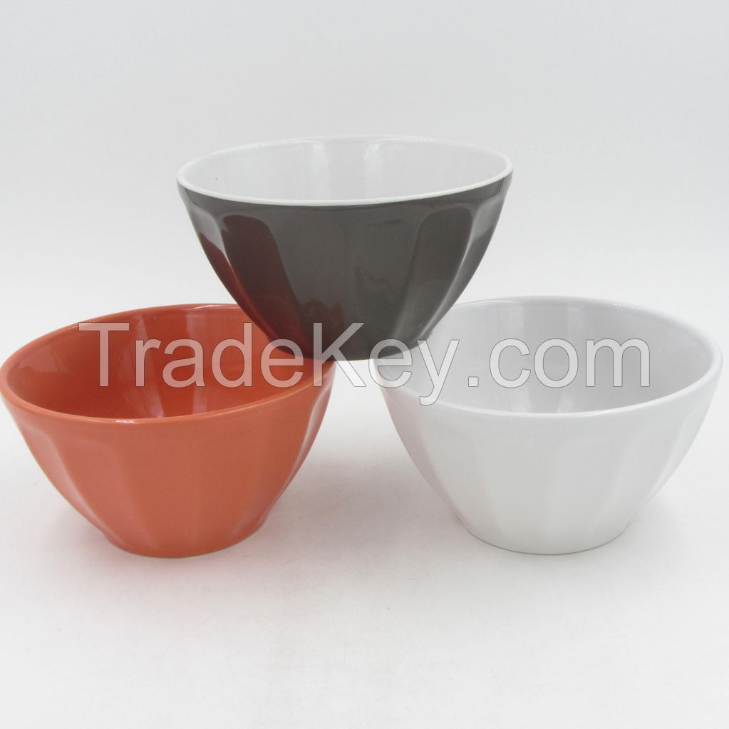 colorful ceramic bowls