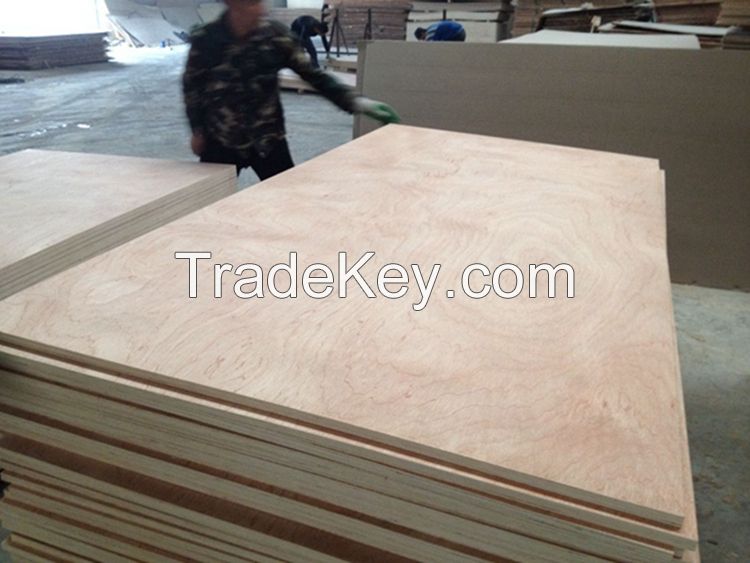 Best price 18mm poplar core commercial plywood