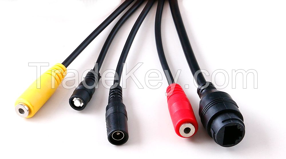 Waterproof RG45 Composite CCTV Cables for IP Camera