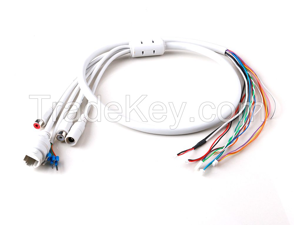 Waterproof RG45 Composite CCTV Cables for IP Camera