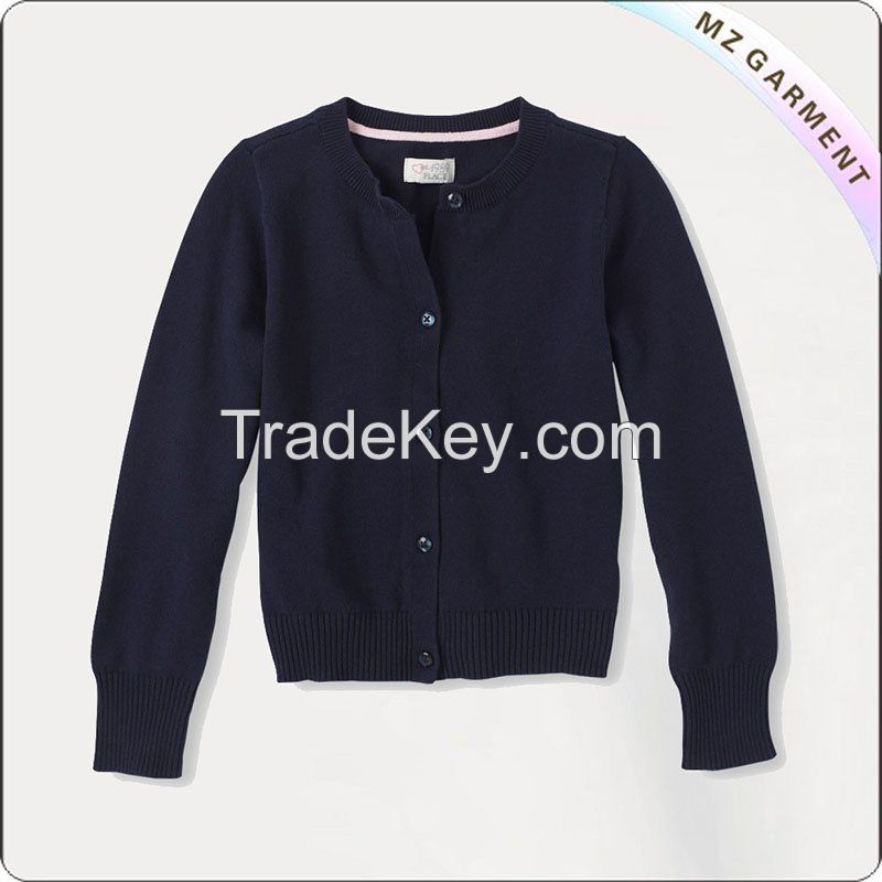 Navy Uniform Cardigan