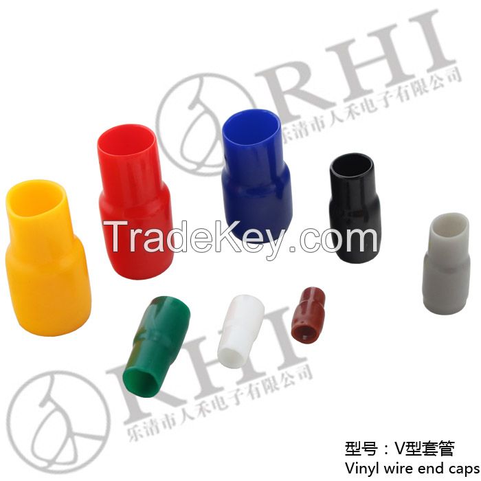 PVC terminal cap cable insulated terminal sleeve