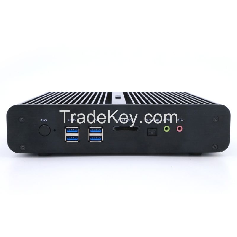 Hystou fanless mini pc i7 4500u HD4400 dual core windows10 mini computer