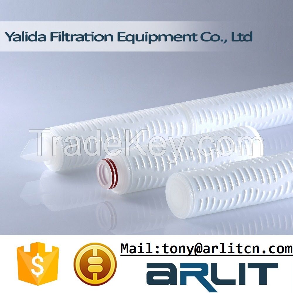 Membrane pleated filter cartridge