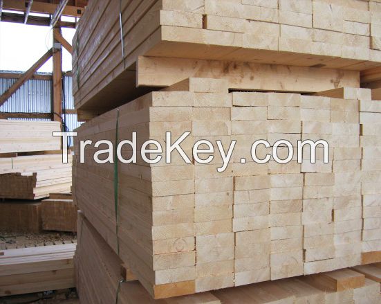 Square edged timber (pine,  spruce and etc.)