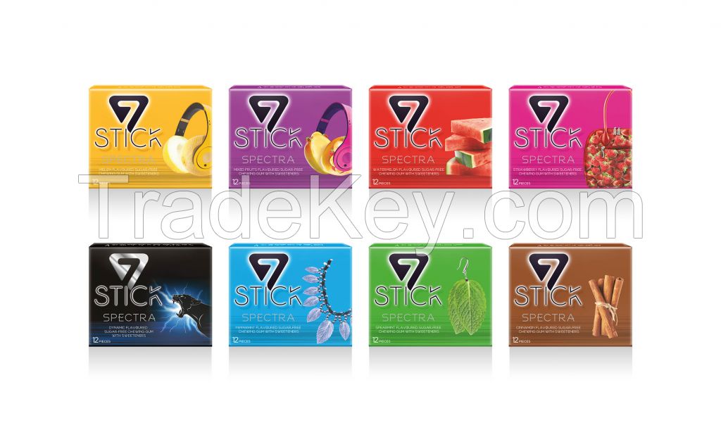 7 Stick Chewing Gum Sugar Free - Goma De Mascar Sem Acucar