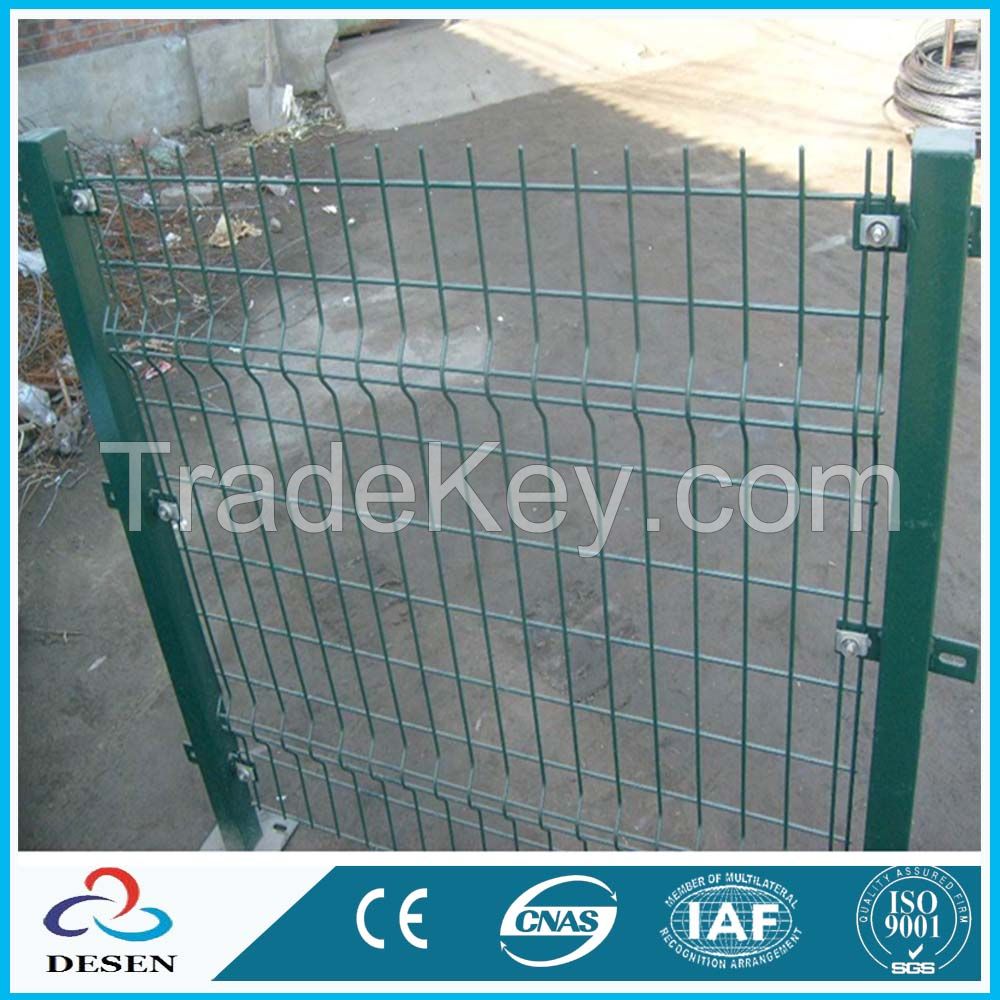 Green Frame Steel Wire Fence, Garden fencing