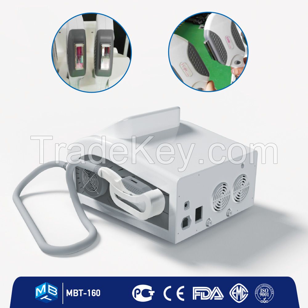 IPL RF Elight hair removal machine in MBT-laser