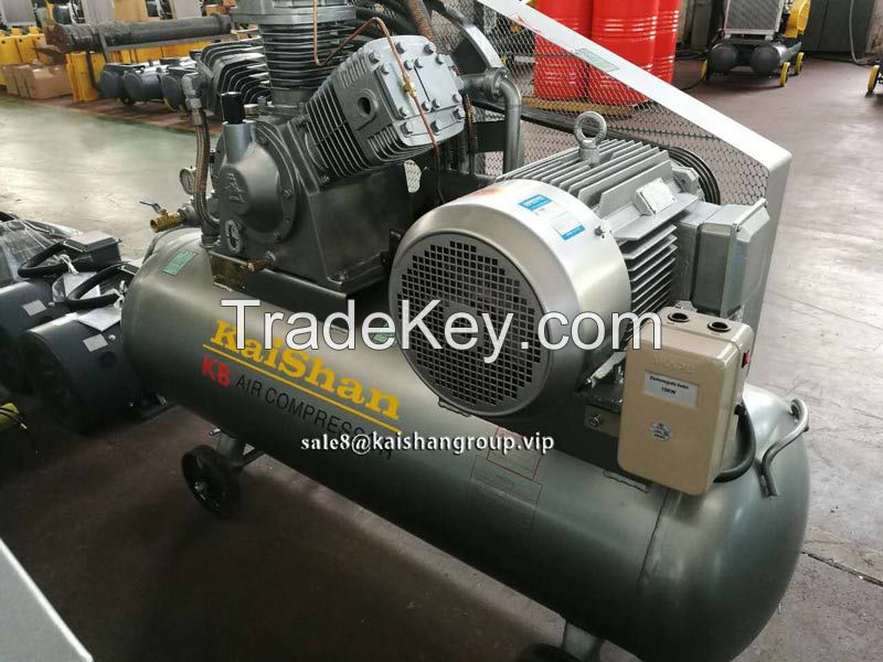 Electric Belt Driven Piston Air Compressor / Portable Piston Air Compressor for Industrial