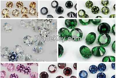 Wuchou Cubic Zircon Brillant Cut Multicolor Gemston for Jewelry