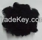 black F/R polyester staple fiber