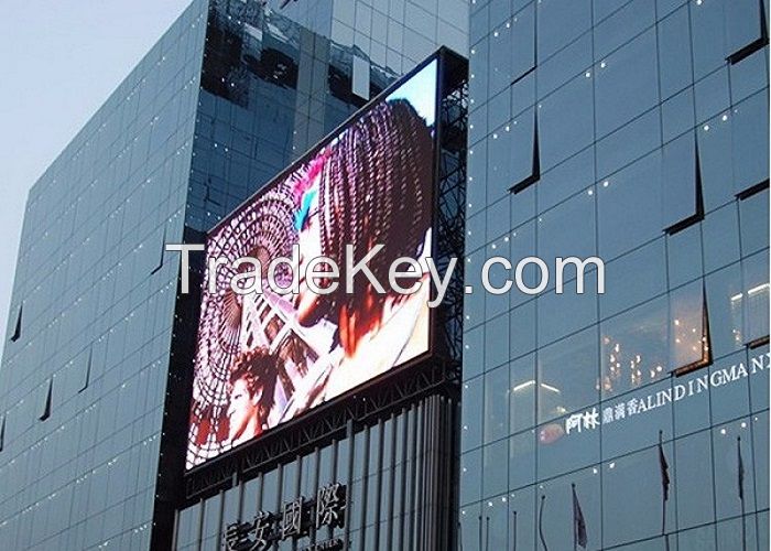 Optoelectronic Displays Outdoor led display P16mm SMD / DIP Electronic Boards For Advertising